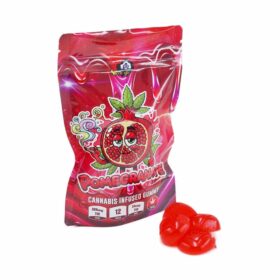 Sky High Edibles – Pomegranate Gummy 600mg THC
